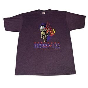 Vintage 1996 122nd Kentucky Derby Churchill Downs Single Stitch Tee XL